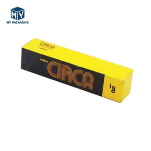 Custom Printed roll Tuck Top Box Recycled Pre Paper Cardboard Tuck Folding Carton Boxes