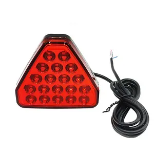 Auto Gemodificeerde High-Helderheid Led Pilot Lichten Universele 19 Led Rood Achterlicht Derde Remlicht Stop Veiligheid Lamp Licht auto Led