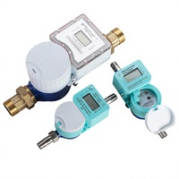 Compteur d'eau intelligent prépayé personnalisé en usine, technologie de carte RFID/IC, usage résidentiel et industriel, DN15, débit de 0,05 m³/h