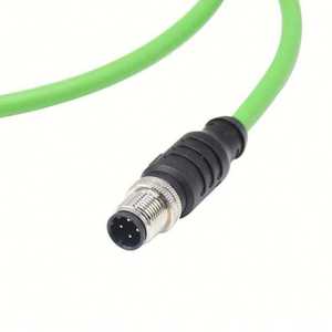 M12 D Code 4 Pin Ethernet <b>Cable</b> Connector Male Plug to <b>RJ45</b> IP67 Waterproof Industrial Network Connector - Product Image 5