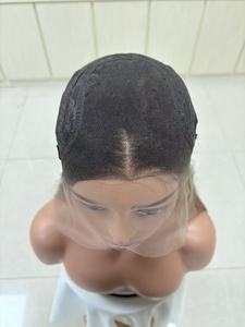 Perruques Lace Front en <span class=keywords><strong>Cheveux</strong></span> Humains Vierges Chinois Longs HD, Bonnet Transparent Respirant, Petites/Grandes Tailles, Aspect Naturel, <span class=keywords><strong>Sans</strong></span> Colle, Vente en Gros - Product Image 4