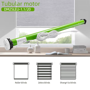DM25LEU-1.1/20 Stores à rouleaux métalliques de luxe, moteur tubulaire Zebra, commande vocale numérique, rideau électronique motorisé électrique - Product Image 4