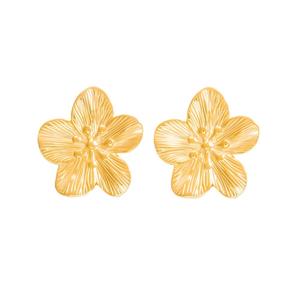 <b>Stud</b> Earrings Bee Pearl 18K Gold Plated <b>Titanium</b> Steel Insect Shape Fashion Jewelry EH11684 - Product Image 5