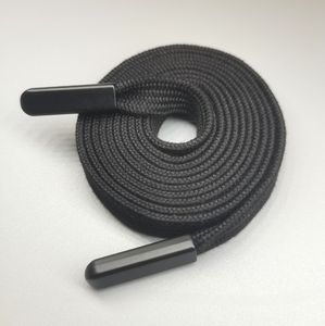 100% Polyester Drawstring Rope Waistband Colored DIY Shoes & Clothing <b>Accessory</b> <b>Braided</b> Finish Black Rope Core Hoodie Hat Strap - Product Image 3