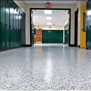 Revestimiento Epóxico para Pisos con Arena de Color, Revestimiento Líquido Autonivelante, Efecto Mármol de Alto Brillo, Aplicación con Brocha sobre Concreto, Pintura para Interiores - Product Image 6