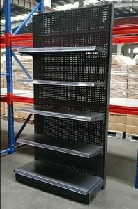 Ánh Sáng Nhiệm Vụ Nặng Nề Sắt Siêu Thị Kệ Hàng Tạp Hóa Cho Cửa Hàng Bán Lẻ Gondola Kệ Hiển Thị Giá Cho Các Cửa Hàng Siêu Thị - Product Image 3