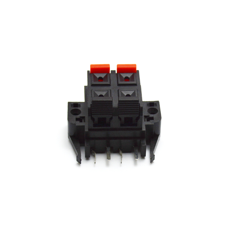 haut-parleur boîte de câblage 4 terminal audio haut-parleur bornier audio pièces haut-parleur accessoires Connecteur