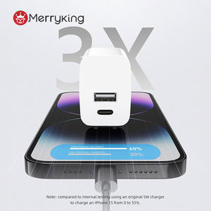 Высококачественное зарядное устройство с двумя портами USB типа C - Product Image 3