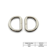 Cincin D logam kustom kualitas tinggi jenis kunci OEM harga langsung pabrik