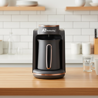 ANBOLIFE Nueva Cafetera Turca Clásica con Diseño de Extracción Lista para Usar, Base Antideslizante y Control Preciso de Temperatura