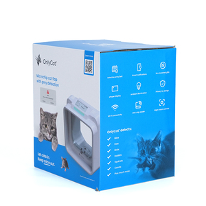 Boîte d'emballage en carton ondulé imprimée en CMJN personnalisée pour dispositif de porte pour <span class=keywords><strong>chat</strong></span> intelligent avec microchip - Product Image 6