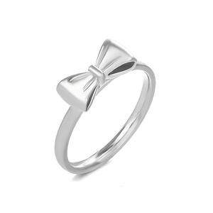 Bulk 18K Gold Plated Stainless Steel Open <strong>Rings</strong> Waterproof <strong>Bow</strong> Knot Shaped for Trendy Style for Party or Gift - Product Image 2
