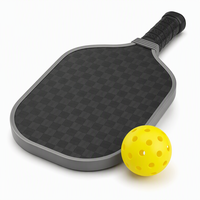 Raquette de pickleball en fibre de carbone 18K pressée à froid 10/14/16mm, raquette d'attaque approuvée USAPA, vente en gros d'usine