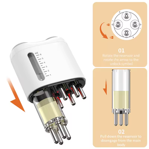 신제품 어드밴스 두피 전동 오일 도포기 빗 레드 라이트 테라피 탈모 방지 및 모발 성장 기기 전동 두피 마사지 빗 - Product Image 5