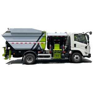 Camión de Basura Autocargable con Cajas Delanteras y Traseras Independientes de 2m³ Delantera y 5m³ Trasera para la Recolección y Transporte de Residuos - Product Image 3