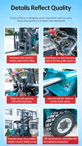 Montacargas Todoterreno Multifuncional Integrado, Transportador de Combustión Interna de <span class=keywords><strong>3</strong></span> Toneladas, Montacargas Diésel con Tracción en las Cuatro Ruedas - Product Image 5