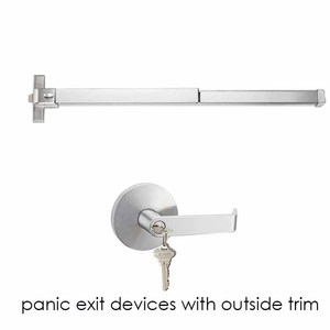 Cửa Chống Cháy Panic <span class=keywords><strong>Bar</strong></span> Thiết Bị Thoát Khỏi Mà Không Cần Dogging Được Trang Bị Cửa Đẩy Thanh Hoảng Loạn Với Đòn Bẩy - Product Image 2