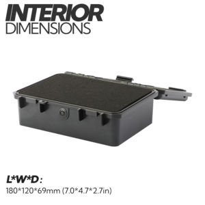 INCHOI CASES - Estuche Portátil para <span class=keywords><strong>Herramientas</strong></span>, <span class=keywords><strong>Maleta</strong></span> de Plástico Impermeable, Estuches Rígidos Vacíos para Transporte - Product Image 3