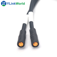 M6 2 3 4 5 6 pin conector divisor tornillo cable ROSCADO MACHO a hembra 1 a 2 enchufe Y tipo M6 IP67 conector impermeable