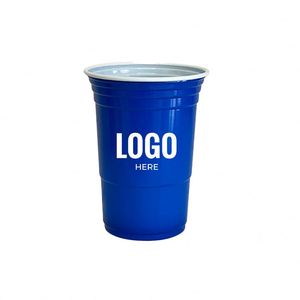 Gobelets promotionnels 16oz réutilisables à double paroi pour fêtes, en <span class=keywords><strong>plastique</strong></span> bicolore, pour mariages et événements - Product Image 1
