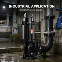 Pompe submersible à double canal haute performance pour eaux usées, en acier inoxydable et fonte, industrielle, anti-colmatage, pour drainage des eaux usées, OEM