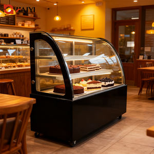 Vitrina Refrigerada Comercial para Pasteles con Enfriamiento por Aire de Acero Inoxidable para Panadería, Pastelería y Postres - Product Image 2