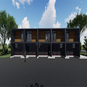 Conception personnalisée de 40 pieds Maison préfabriquée en conteneur plat aménagée et <span class=keywords><strong>habitable</strong></span> avec une ou deux salles de bain pour le Népal/nz - Product Image 2