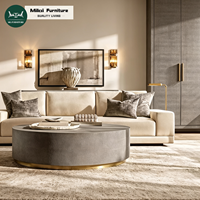Nouvelle arrivée, canapé sectionnel de luxe pour l'intérieur, meubles de salon, canapé de style italien, cadre en bois massif écologique pour le hall d'hôtel
