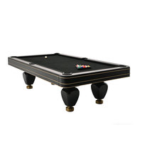 Table de billard américaine professionnelle de haute qualité, personnalisable et durable, pour usage domestique et commercial, 8 ou 9 boules, 7, 8 ou 9 pieds, en ardoise et bois massif