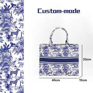 Wholesale Custom Printed <strong>Medium</strong> Eco-Friendly Burlap Jute Canvas Rope Handle Shopping Tote <strong>Bag</strong> Paired Daily Advertising - Product Image 2