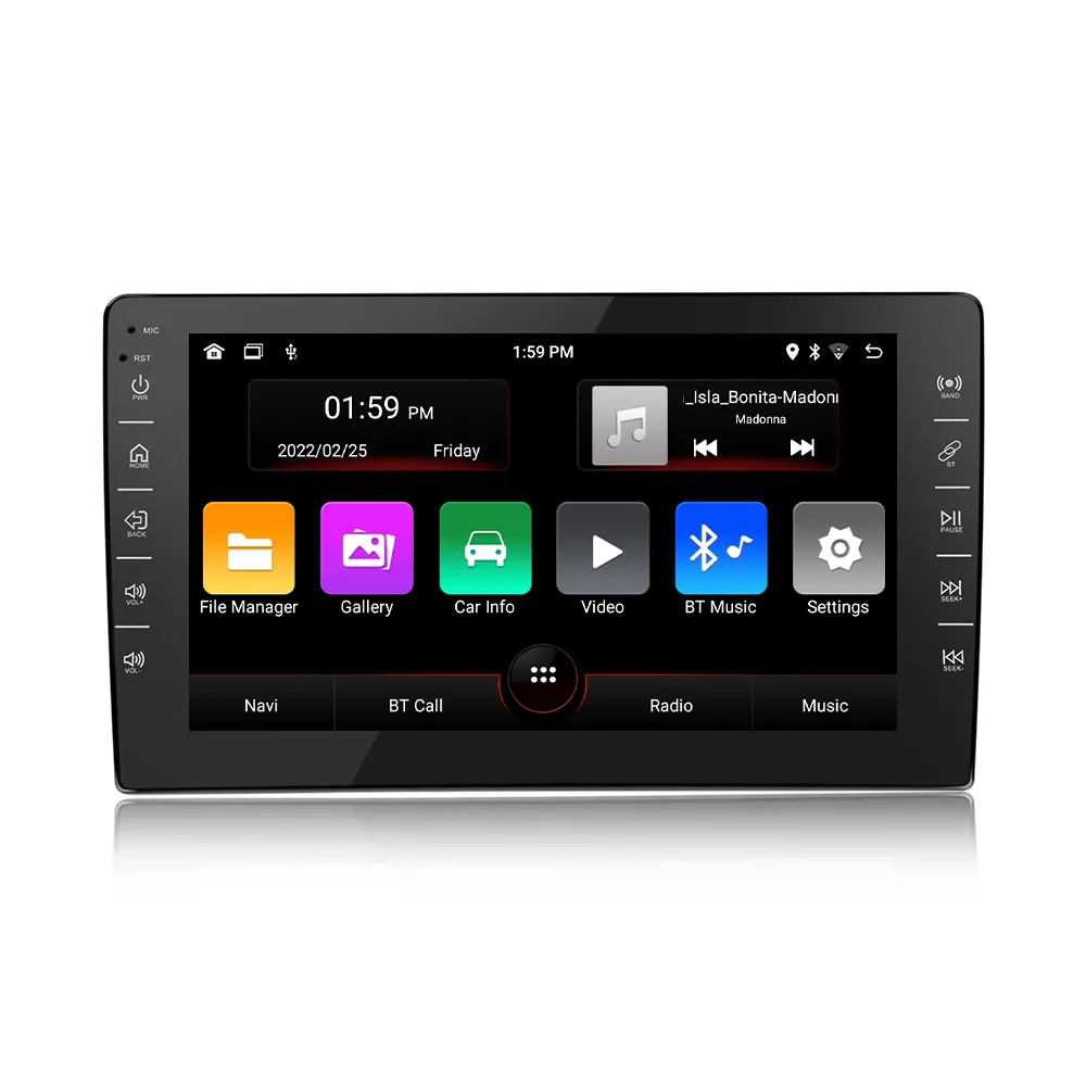 Universal 7 9 10 Inch Capacitive Touch Screen double din Android Car stereo Optional wireless carplay android auto