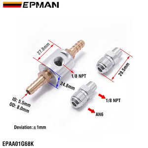 محول مستشعر مقياس ضغط الوقود EPMAN من نوع NPT الصلب للكربوراتور أو نظام حقن الوقود EPAA01G68K - Product Image 3