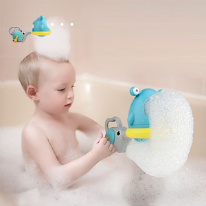 Venta al por mayor Stock nuevos juguetes de agua Juguetes de baño para niños Blow Bubble Crab Baño Happy Hour - Product Image 3
