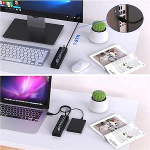 人気のLEDライト付き5Gbpsデータ転送スプレーオイルオン/オフスイッチ7 USB 3.0ハブ RoHS認証PCドッキングステーション <span class=keywords><strong>12</strong></span>ヶ月保証 - Product Image 5