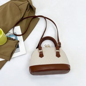 New Design Elegant Lady's Striped Soft PU Leather Handbags Women <b>Shell</b> Crossbody Messenger Bags - Product Image 6