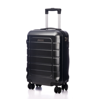 2024 personnalisable Logo chariot bagages Offre Spéciale étui rigide Durable ABS + PC Spinner roues TSA serrure résistant à l'eau poids léger