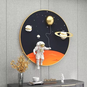 2022 stile moderno 3D disegno sul divano parete nel soggiorno camera da letto astronauta decorazione della parete - Product Image 4
