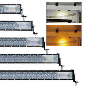 ไฟ LED แบบโค้ง Super Bright ขนาด 22/32/42/52 นิ้ว 2/3 แถว  แบบ Flood Combo Beam 12-60V 270W สำหรับรถ/รถบรรทุก - Product Image 4