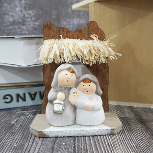 Estatuillas de la Santa Familia de Navidad, juegos de Natividad con escena de pesebre - Product Image 2