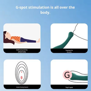 Vibrador silencioso mini USB femenino para punto G, juguete sexual para adultos con dildo de conejo y vibrador de dedo para orgasmos instantáneos. - Product Image 5