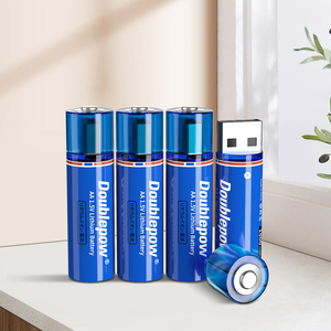 Doublepow 1500mWh AA USB 可充电 1.5V 锂离子电池 - Product Image 2
