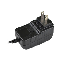 Adaptateur secteur AC/DC interchangeable 6V/12V/24V 1A Prise US EU UK AU DC 5.5*2.1mm CE FCC pour petits équipements électroniques OEM