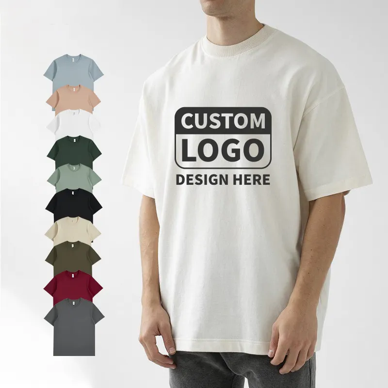 Wholesale Blank T Shirt Custom 100% Cotton T-shirt Printing Logo For Mens Plain T Shirts Printed White Black T Shirt