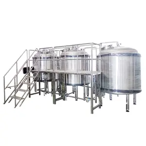 1000 Planta De Cerveza Artesanal 10hl啤酒酿造设备1000升啤酒制造机