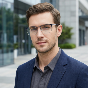 IU-LM1020 Armazones de Metal al por Mayor para Hombre Gafas Ópticas/ Monturas para Lentes de Mujer Anteojos - Product Image 2