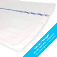 Ensemble de torchons de cuisine 100% coton, 40x60, pas cher, essuie-vaisselle à rayures bleues, chiffon de nettoyage