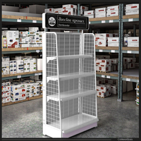 YICHAO YC-018 Leichtes Metall-Supermarkt-Gondelregal mit Epoxidpulverbeschichtung, Freistehend, Schnelle Installation für