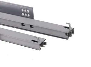 DNTI Undermount Drawer Slides Soft Close Full Extension Slide Telescopic Under Mount Cabinet Drawer Slides