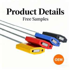 Kabel-Sicherheitssiegel Hochwertige Kabel-Sicherheitssiegel mit Lasergravur Kabel-Sicherheitssiegel für Geldtaschen - Product Image 3