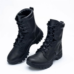 Scarpe tattiche YAKEDA, scarpe da arrampicata e allenamento all'aperto con cerniera laterale, scarpe da allenamento nere, <span class=keywords><strong>stivali</strong></span> <span class=keywords><strong>tattici</strong></span> da operatore, <span class=keywords><strong>stivali</strong></span> da combattimento <span class=keywords><strong>tattici</strong></span>. - Product Image 1